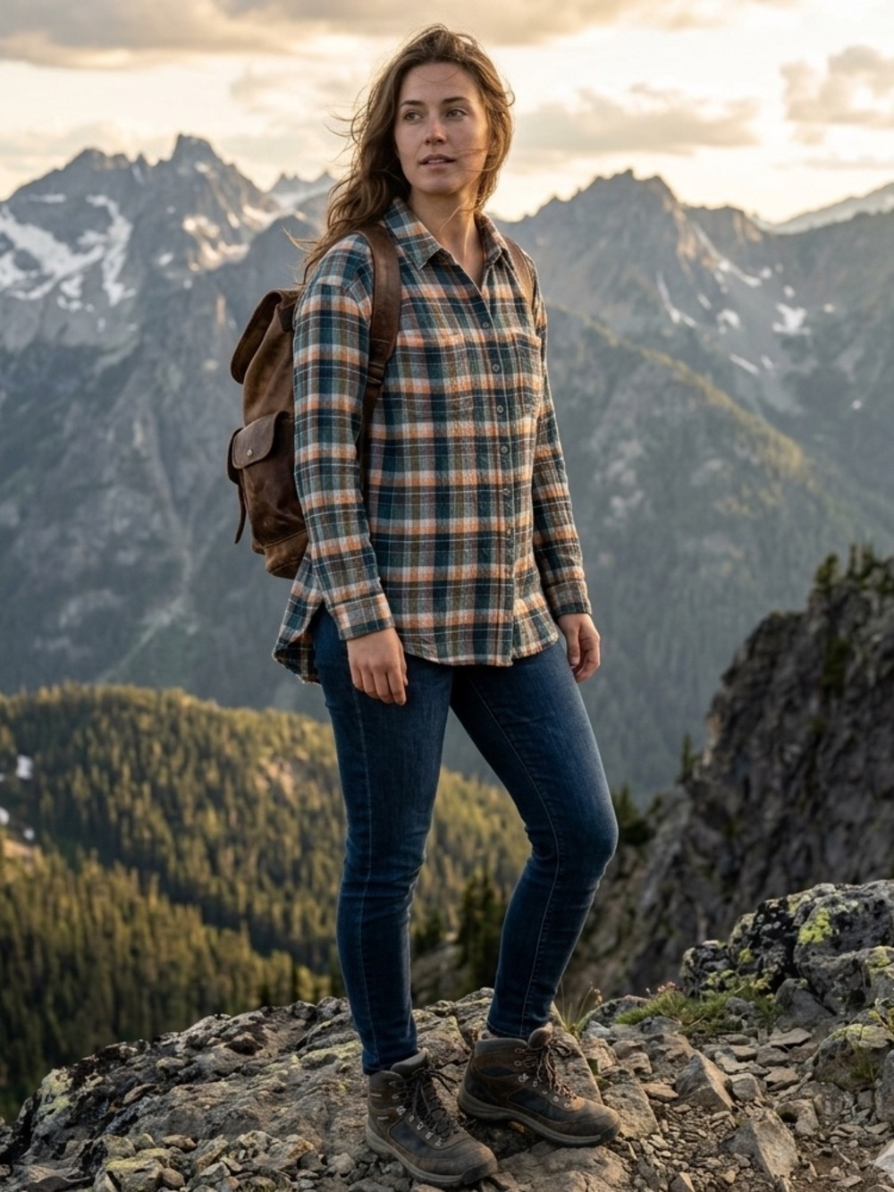 Pilcro by Anthropologie Plaid Button Down Flannel Size Medium